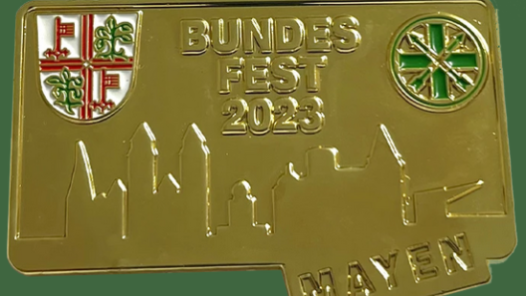 Festabzeichen Bundesfest in Mayen 2023