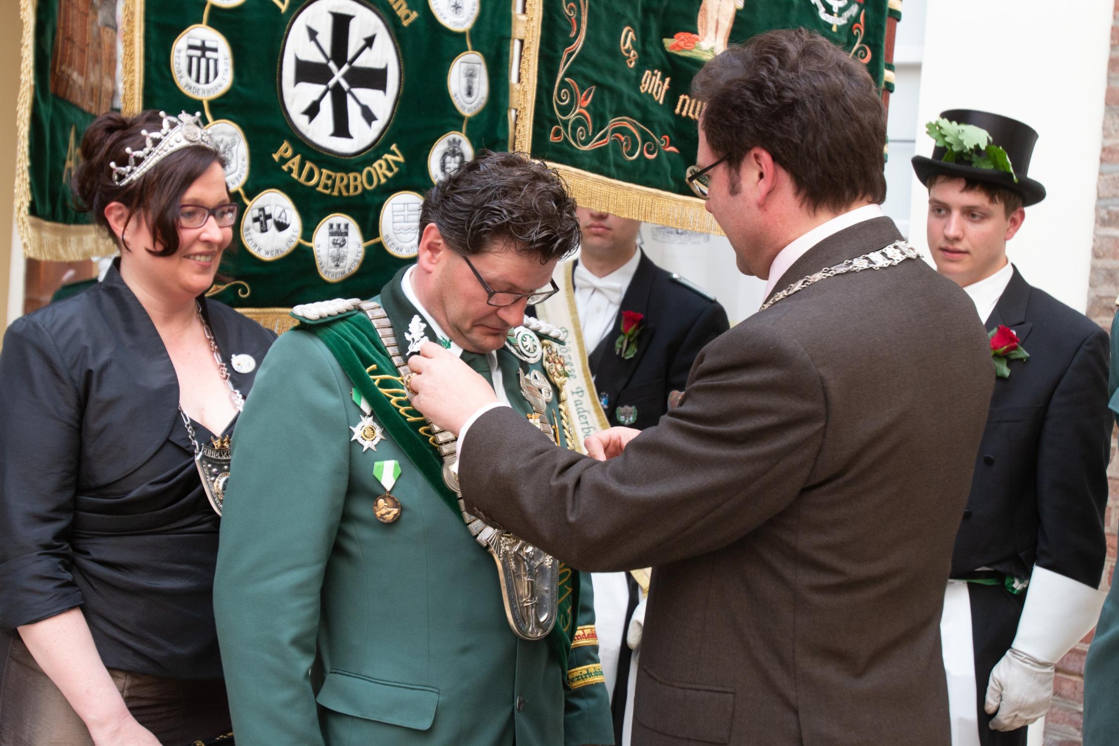 Hochmeister mit neuem Bundeskönig