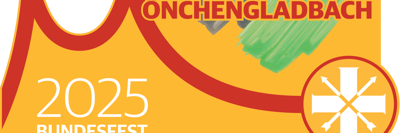 Festabzeichen Bundesfest 2025 Mönchengladbach
