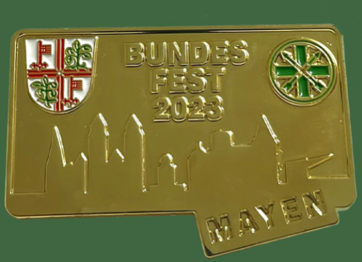 Festabzeichen Bundesfest in Mayen 2023